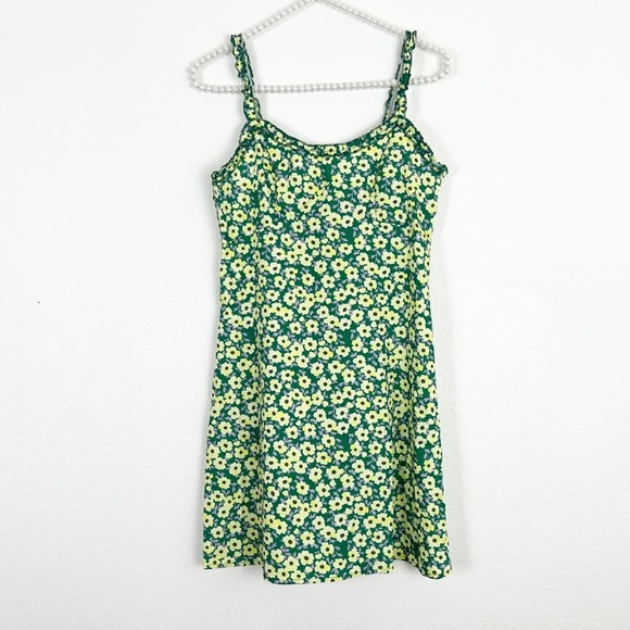 Cider Dresses Cider Floral Mini Dress Green Size Medium Poshmark